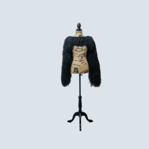 Black Mongolian Lamb Sleeves
