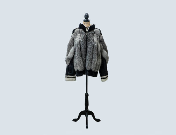 WOMENS  FOX MINK VARSITY JACKET